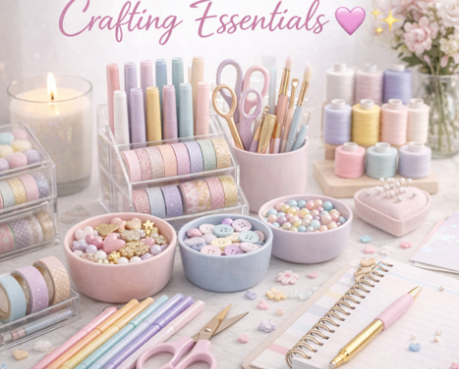 ✨️🦋Crafting essentials 🦋✨️ cover photo collage