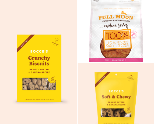 Must haves for dogs: Treats, Toys & more! cover photo collage