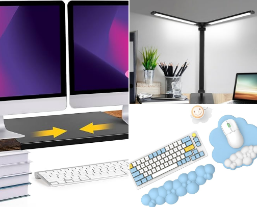 WFH Girl Essentials (No Office Burnout) cover photo collage