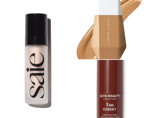 My makeup essentials 🧸 cover photo collage