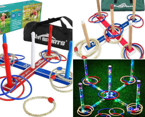 Ring Toss Game Set Essentials: Top Amazon Picks for Central Florida Backyard Fun cover photo collage