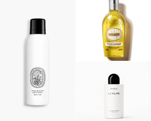 Luxury Shower Essentials cover photo collage
