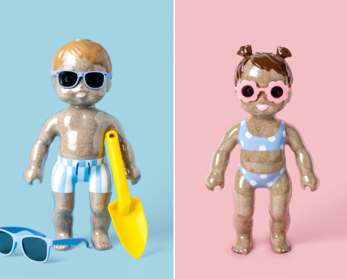 Beach Must Haves 🌊☀️ cover photo collage