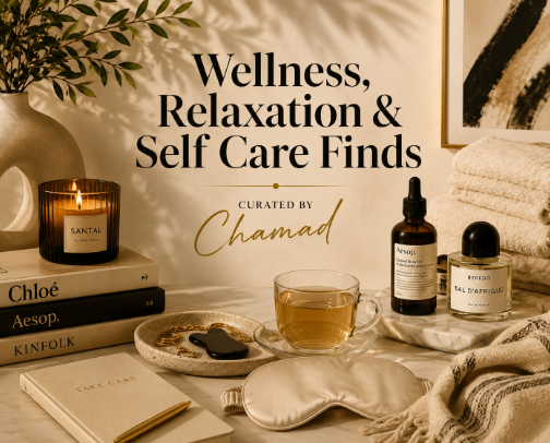 Wellness, Relaxation & Self-Care Finds cover photo collage