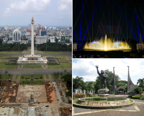Best places to go in Jakarta cover photo collage