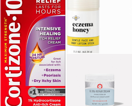Eczema Safe Skin Favorites 🤍 cover photo collage