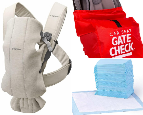 Baby Travel Essentials cover photo collage