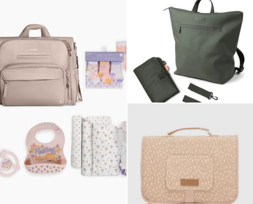 Baby bag cover photo collage