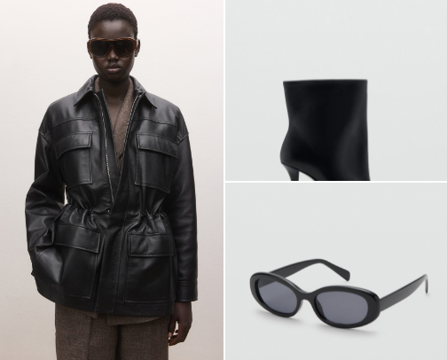 Gangster Look ,cool with zero effort 🕶️ cover photo collage