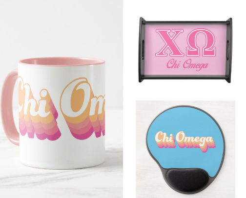 Big & Lil Gifts for Sisters of Chi Omega Sorority cover photo collage