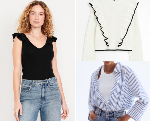 Cute but Professional Tops for Work cover photo collage