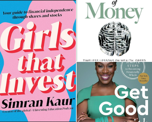 Best Finance Books for Women cover photo collage