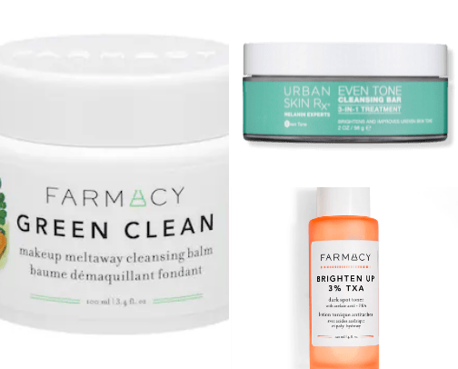Dry / Hyperpigmentation Skincare Treatment Plan ✨ cover photo collage