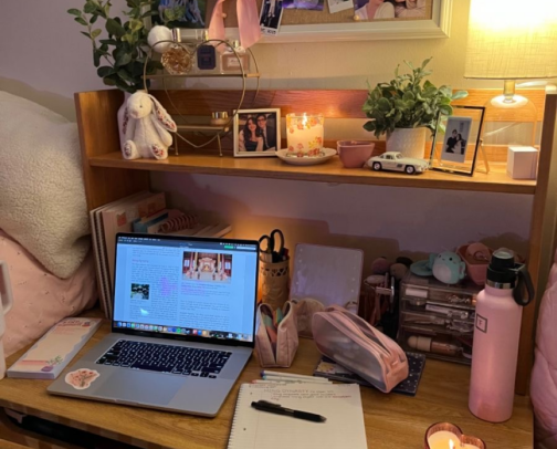college stuff 🩷📚 cover photo collage