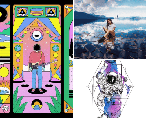 GRAPHICS & DESIGN cover photo collage