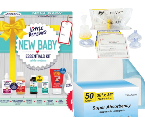 Most forgotten baby registry items / Items you might panic order in the first few weeks of life! cover photo collage