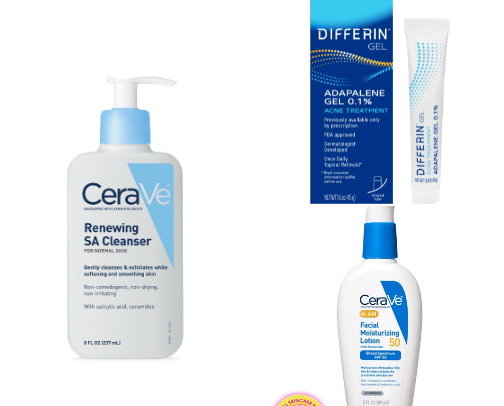 skincare cover photo collage