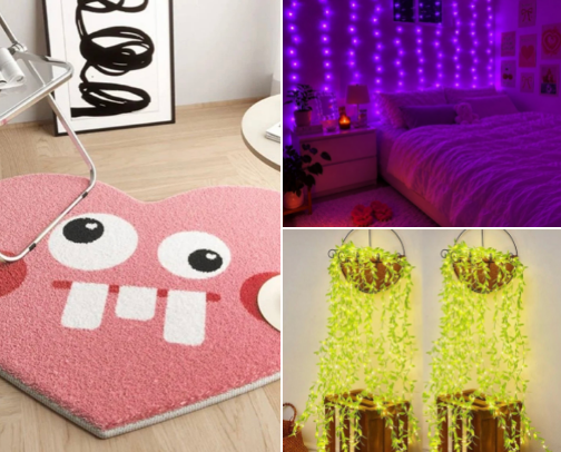 Cute room decor 🎀✨ cover photo collage