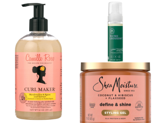 My Curly Hair Care Recipe cover photo collage