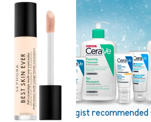 My favorite beauty recs cover photo collage