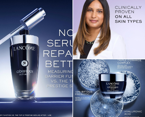 Lancôme Skincare, Makeup & Fragrance. cover photo collage