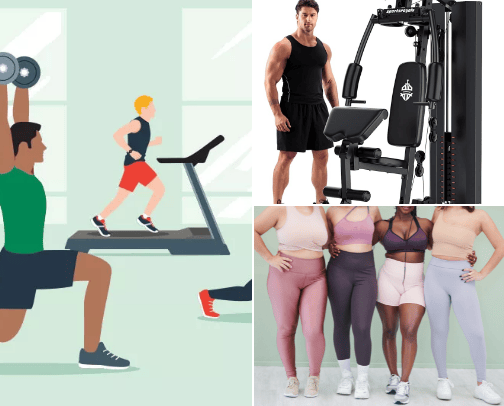 Time to get fit be Your healthiest and look Your best...🏃‍♀️🏋️‍♀️🚴🏋️🚵‍♀️ cover photo collage
