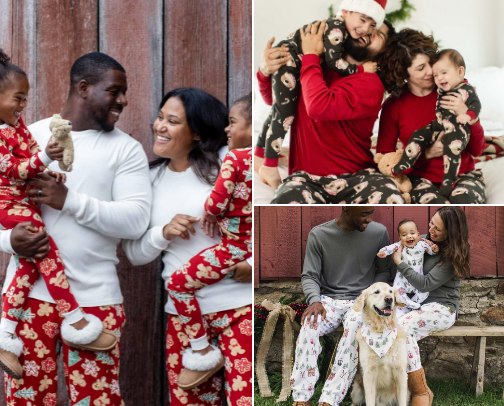 Family Christmas PJs🎄 🎅🏽 cover photo collage