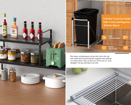 11Viral Kitchen Upgrades That Look Expensive (But Are Easy DIYs) cover photo collage