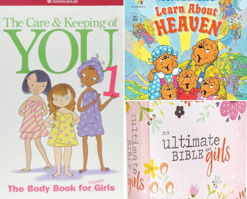 Age appropriate books for my 8 year old daughter cover photo collage