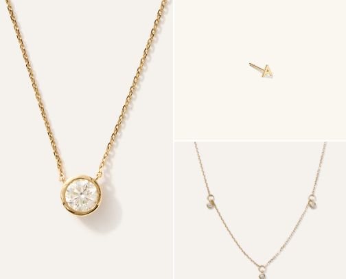 Affordable Solid Gold Jewelry cover photo collage