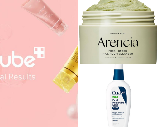 skincare recs 💌 cover photo collage
