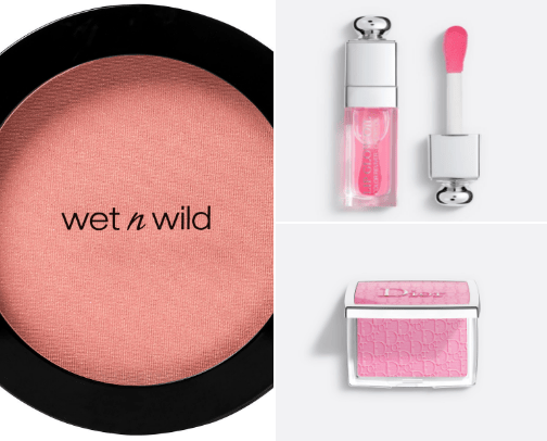Soft angelic makeup look  cover photo collage