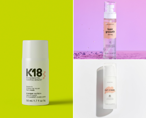 Hair tools and care cover photo collage