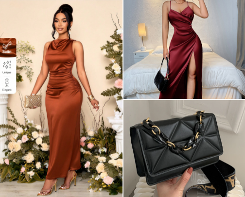 Date night/Work life/fashion luxury cover photo collage