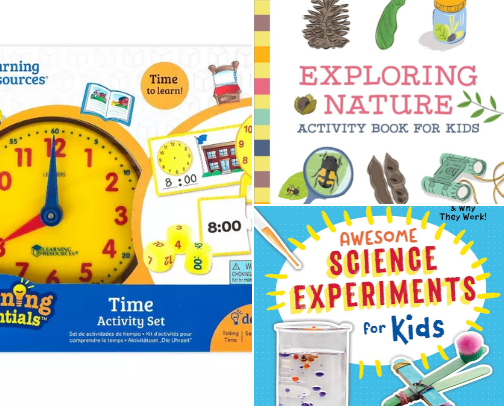 Homeschool Kindergarten cover photo collage
