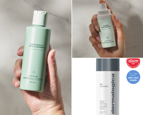 🌟 Esthetician-Approved Skincare. Products I Actually Use & Recommend 🫧 cover photo collage