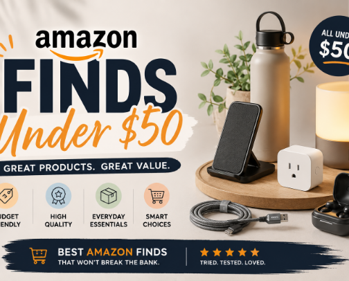 Amazon Finds Under $50 That Are Actually Worth It cover photo collage