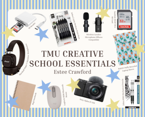 TMU Creative School Essentials cover photo collage
