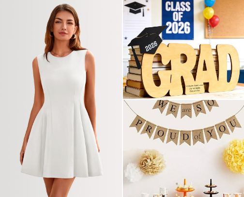 Graduation Must-Haves Picks cover photo collage