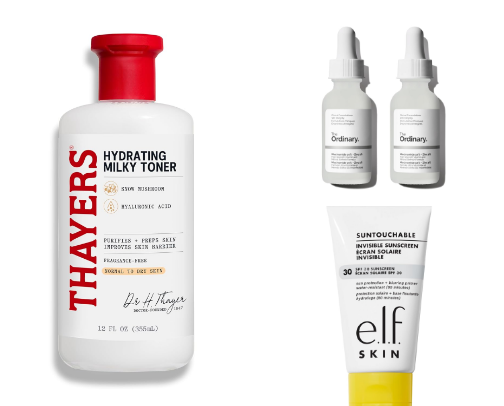 MORNING SKINCARE ROUTINE cover photo collage