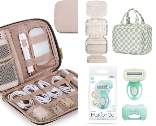 travel essentials for a mom on the go ✈️🗺️ cover photo collage