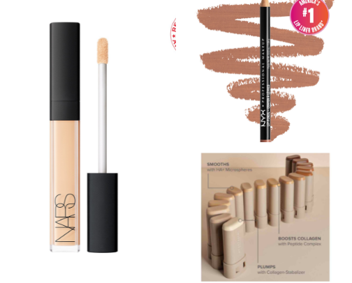 The BEST makeup products for dewy, glass skin look! cover photo collage