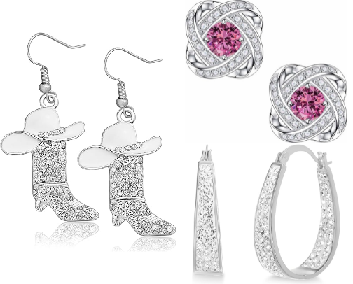 Sparkle Earrings to Dazzle Your Look cover photo collage