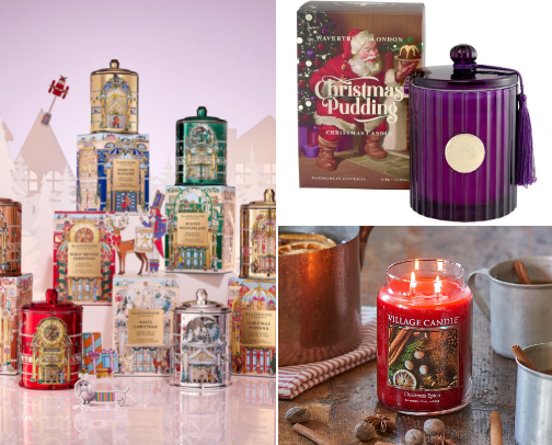 Christmas Candles cover photo collage
