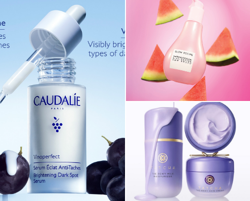 My favorite skincare recs ❤️✨ cover photo collage