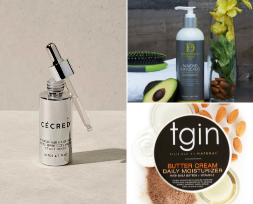 Black haircare essentials 🤎 cover photo collage