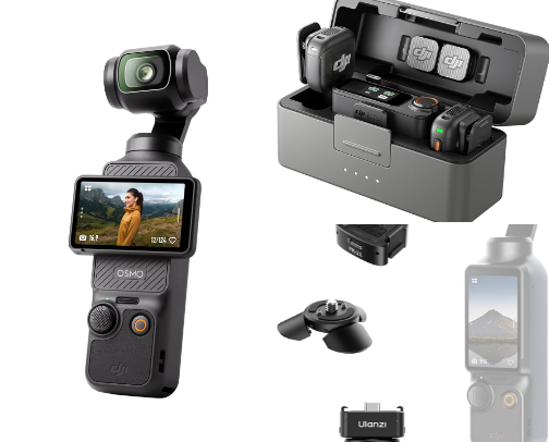Pocket-Sized Power: Vlogging Essentials Every Filmmaker Swears By cover photo collage