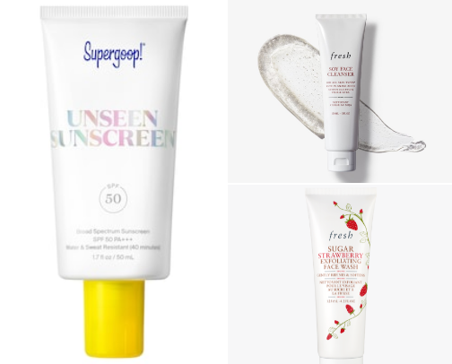 Skin Care Faves cover photo collage