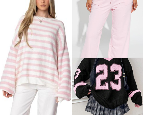 valentine's outfits cover photo collage