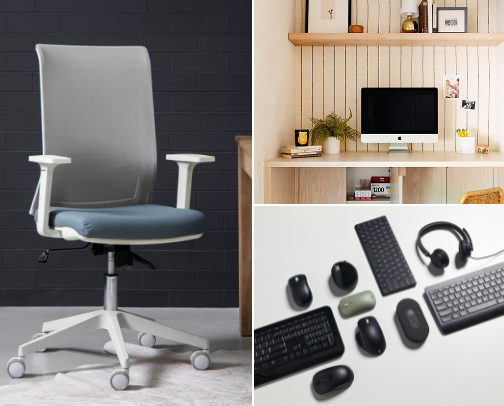 Home Office Setup Essentials – What You Really Need🏠💻 cover photo collage